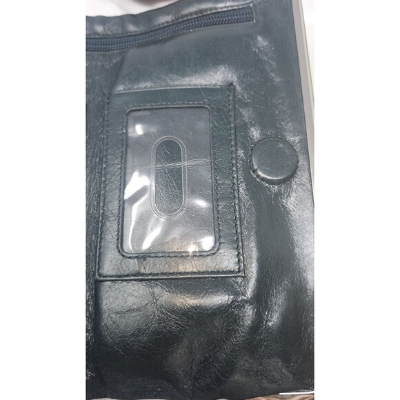 Hobo International Lauren Double Frame Clutch Bifold Wallet Leather Forest Green - Picture 16 of 16